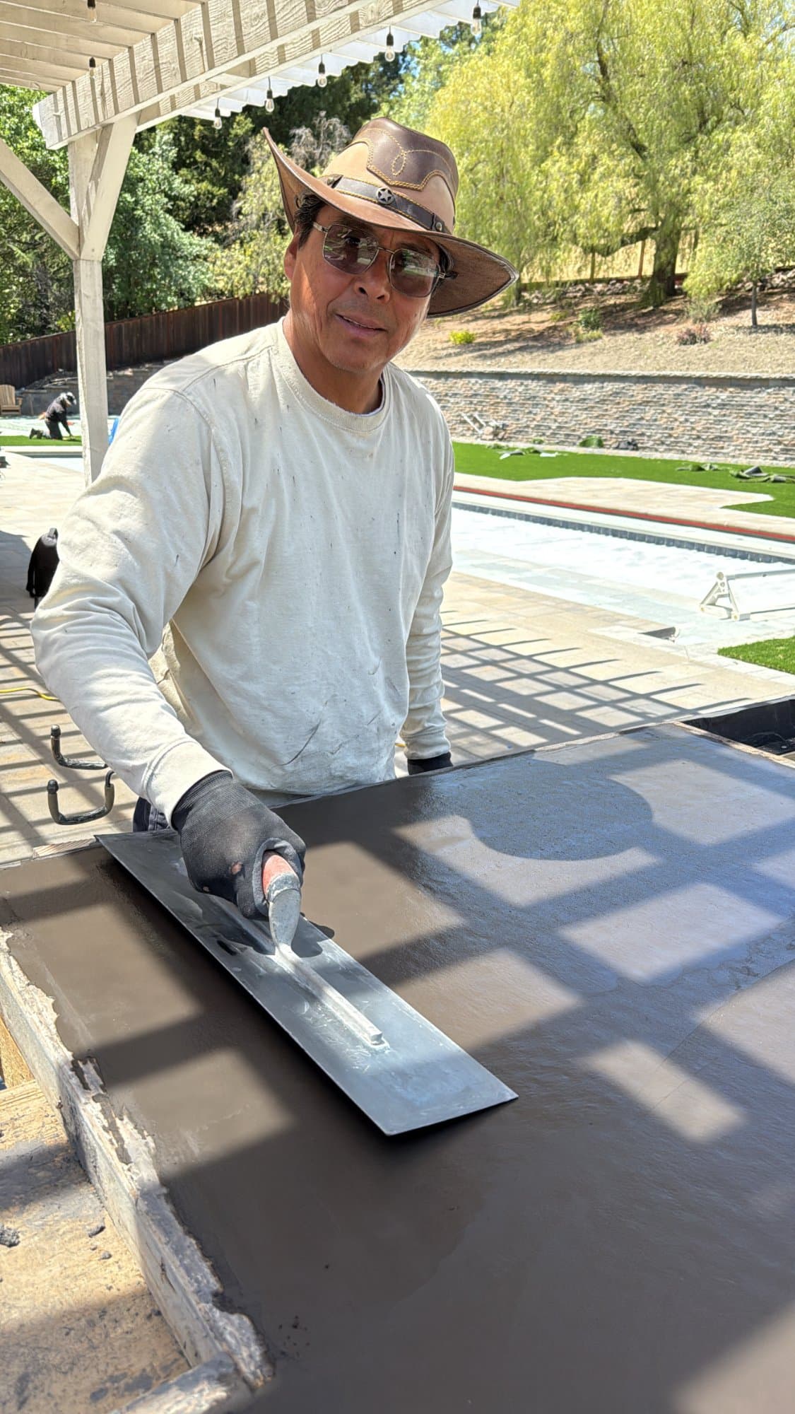 Concrete finishing work — East Bay