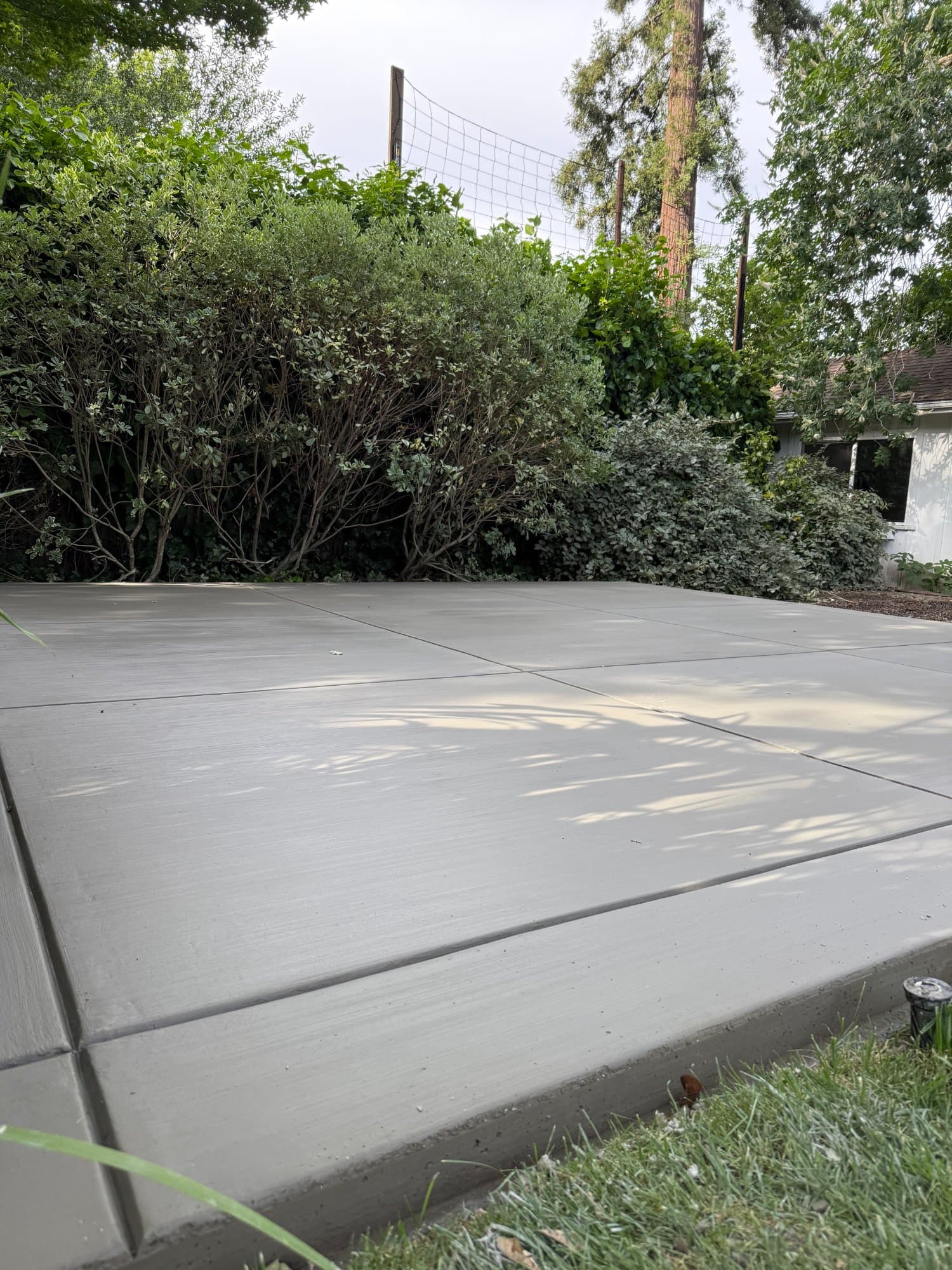 Fresh driveway pour — East Bay