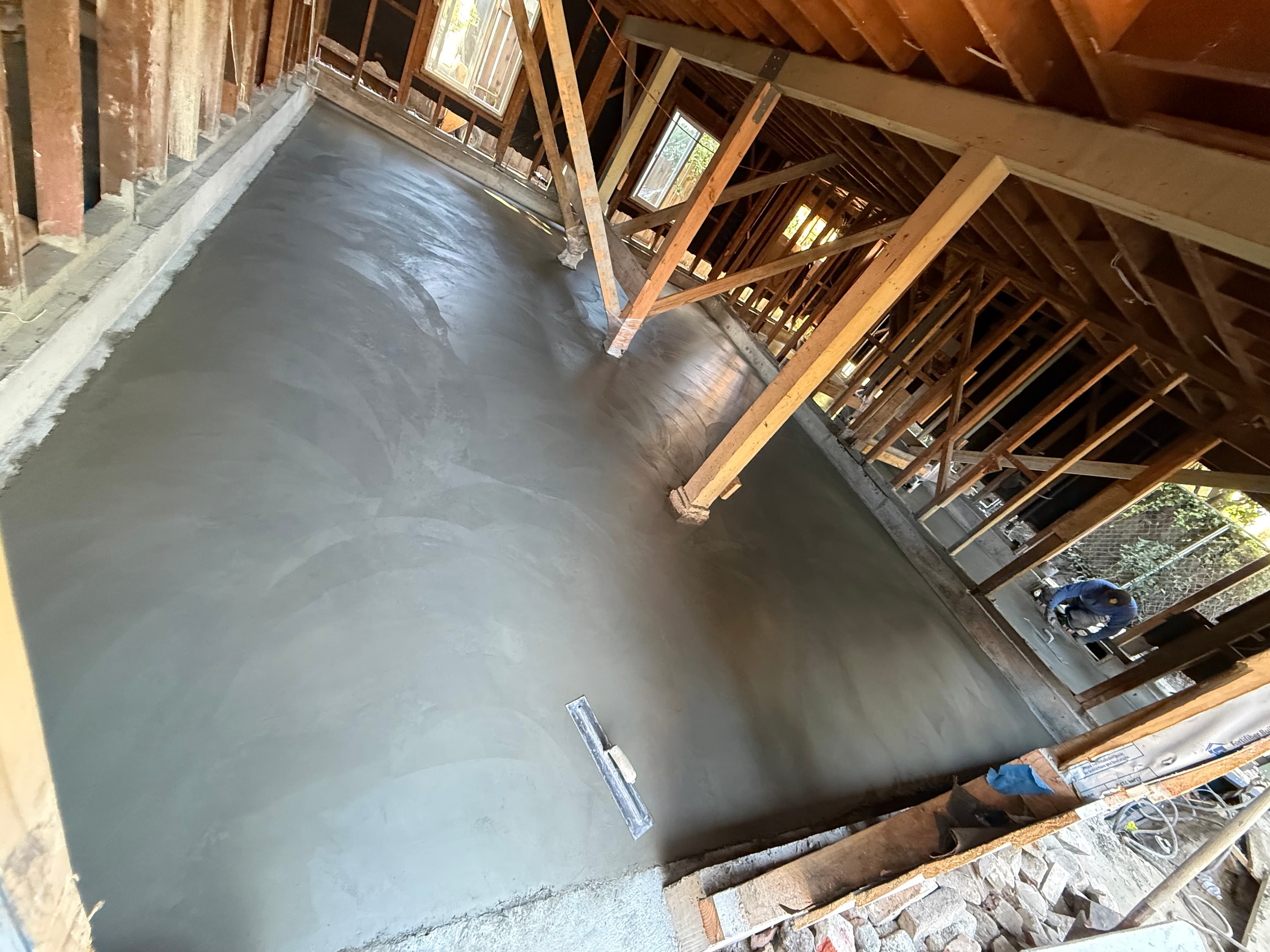 Foundation forming and rebar — pre-pour